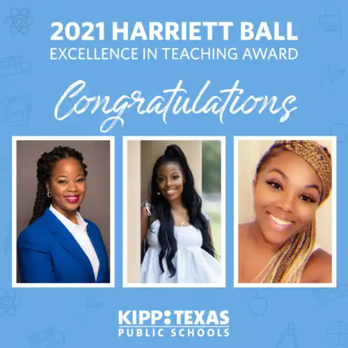 2021 Harriett ball excellence in teaching award