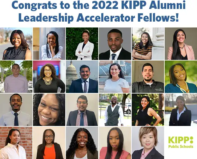 Advertisement congratulating KIPP ALumni
