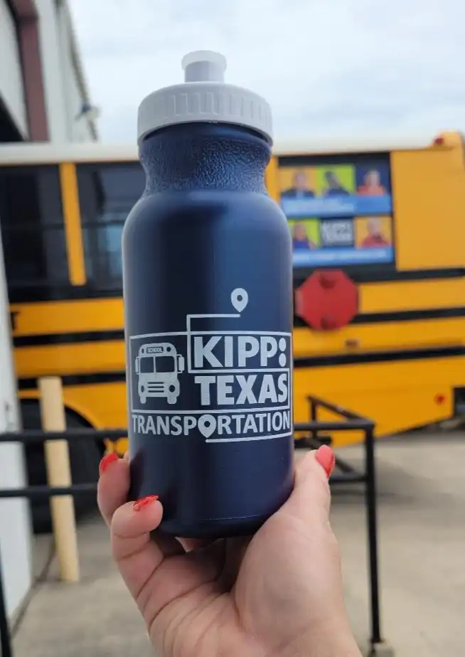 KIPP Texas water bottle