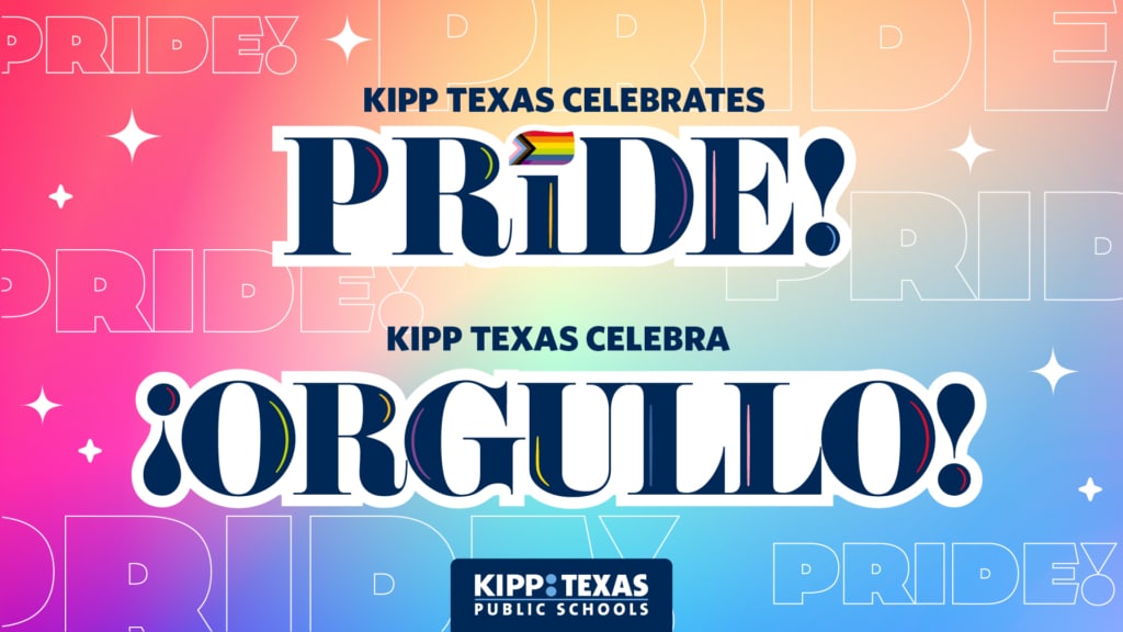 KIPP Celebrates Pride poster