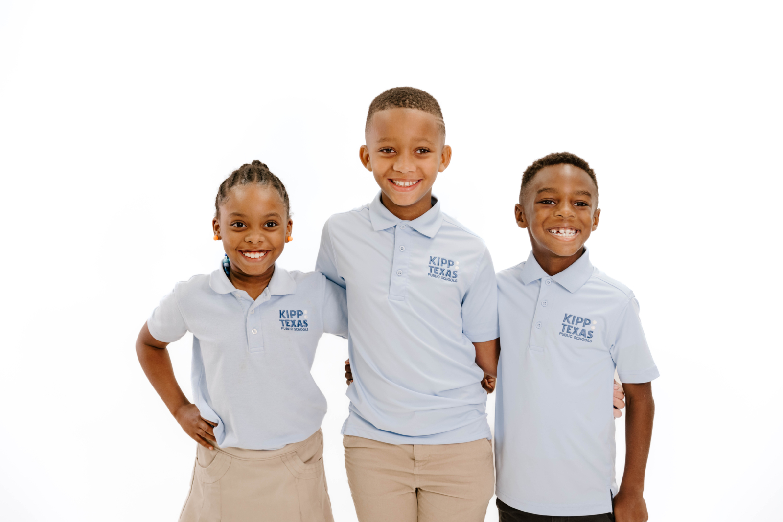 three-kipp-texas-elementary-students Three KIPP Texas Elementary School Students
