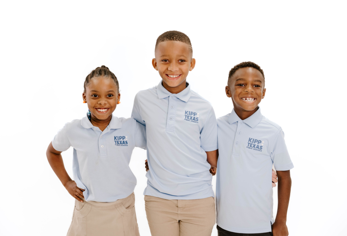 three-kipp-texas-elementary-students Three KIPP Texas Elementary School Students