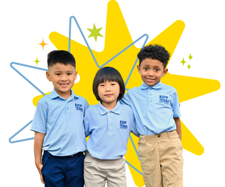 Tres Estudiantes de Secundaria de KIPP Texas