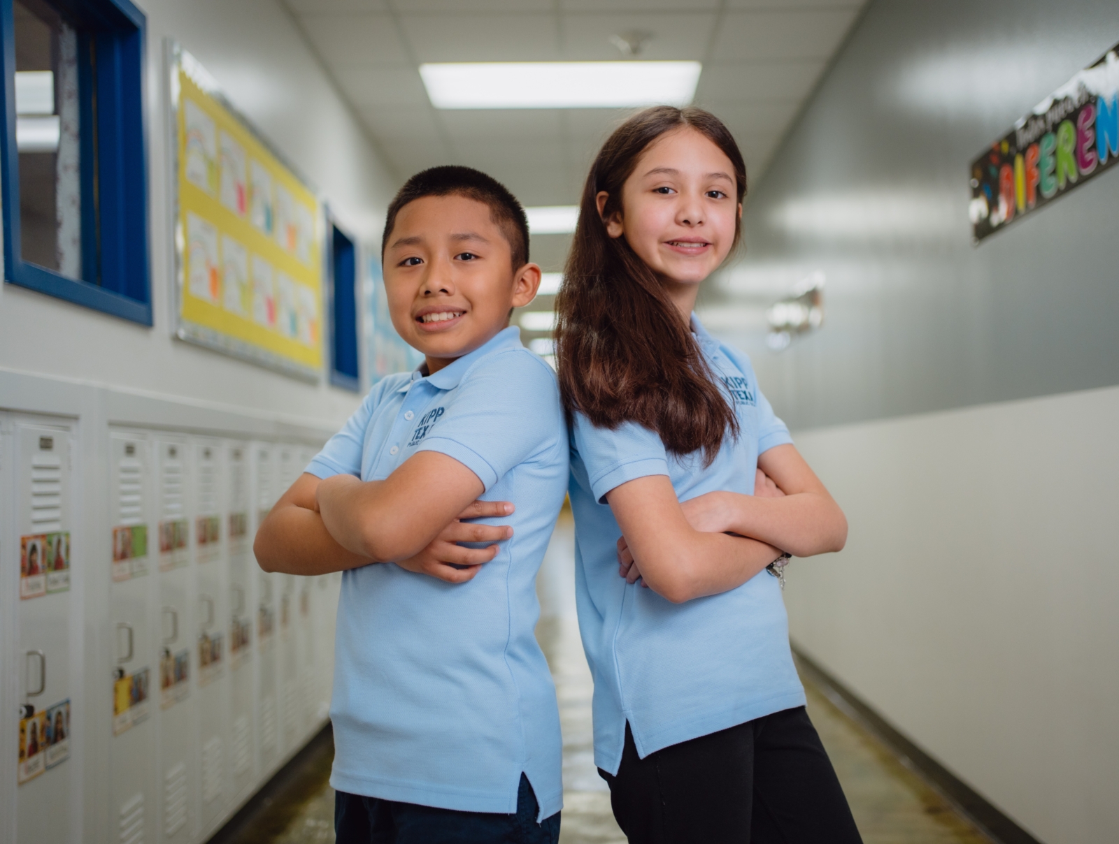 two-kipp-texas-elementary-students Two KIPP Texas Elementary Students