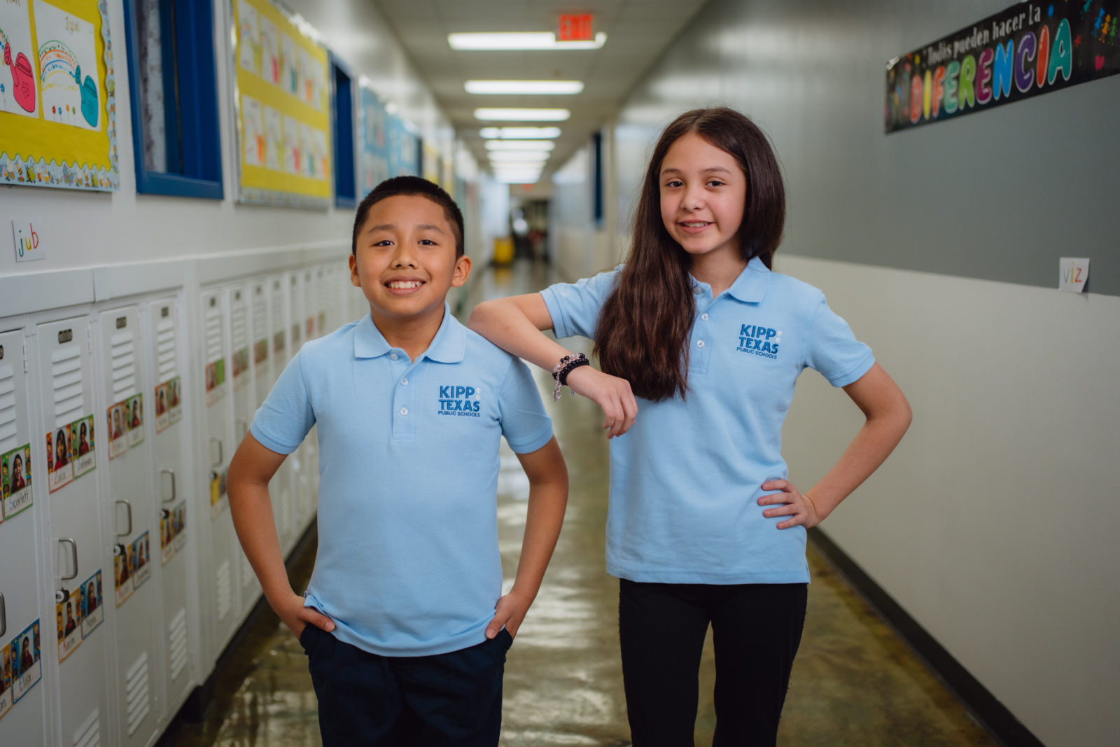 Two KIPP Texas Elementary Students
