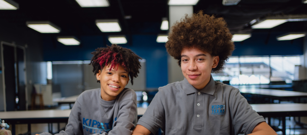 Two KIPP Texas High School Students