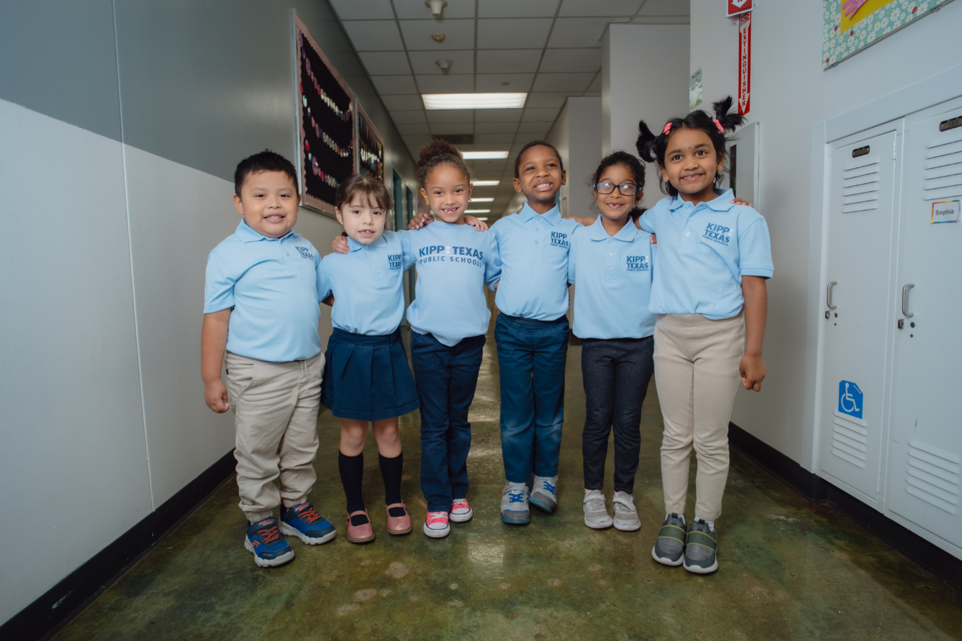 Six KIPP Texas Kindergarten Students