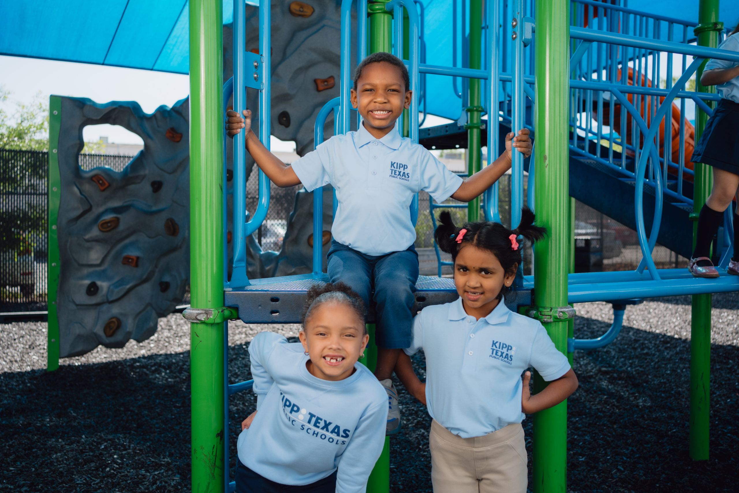 Three Elementary Students