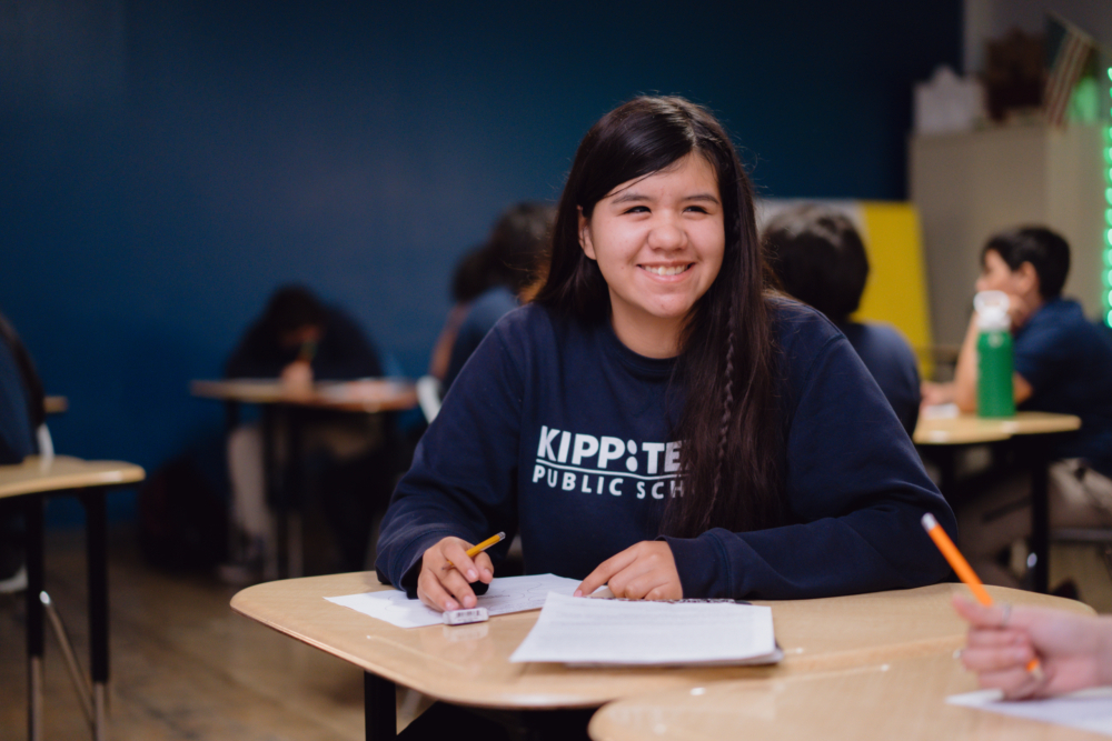 Estudiante de Escuela Intermedia de KIPP Texas