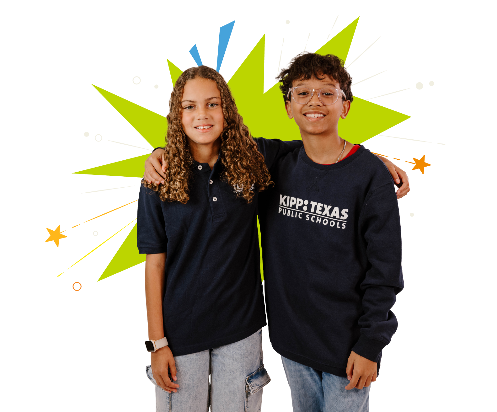 two-kipp-texas-middle-school-students Two KIPP Texas Middle School Students