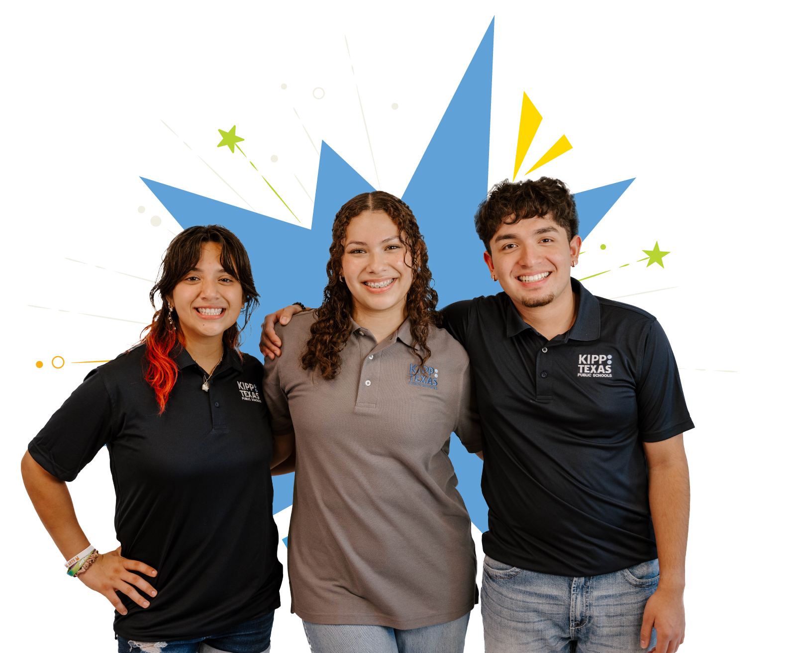 three-kipp-texas-high-school-students Three KIPP Texas High School Students