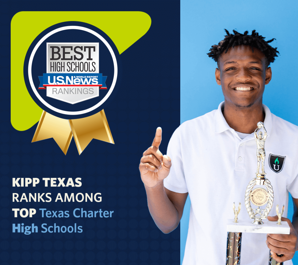 kipp-texas-high-school-student-holding-trophy