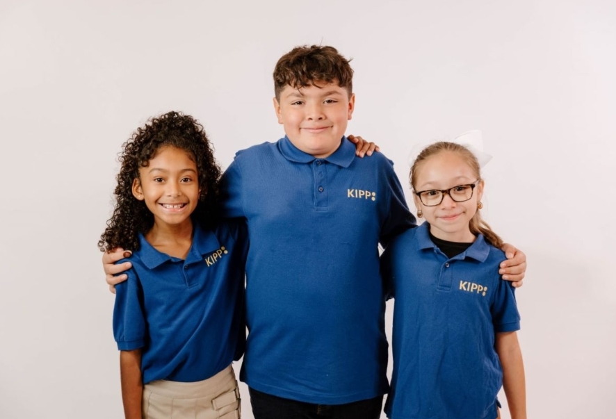 Three KIPP Texas Elementary Students