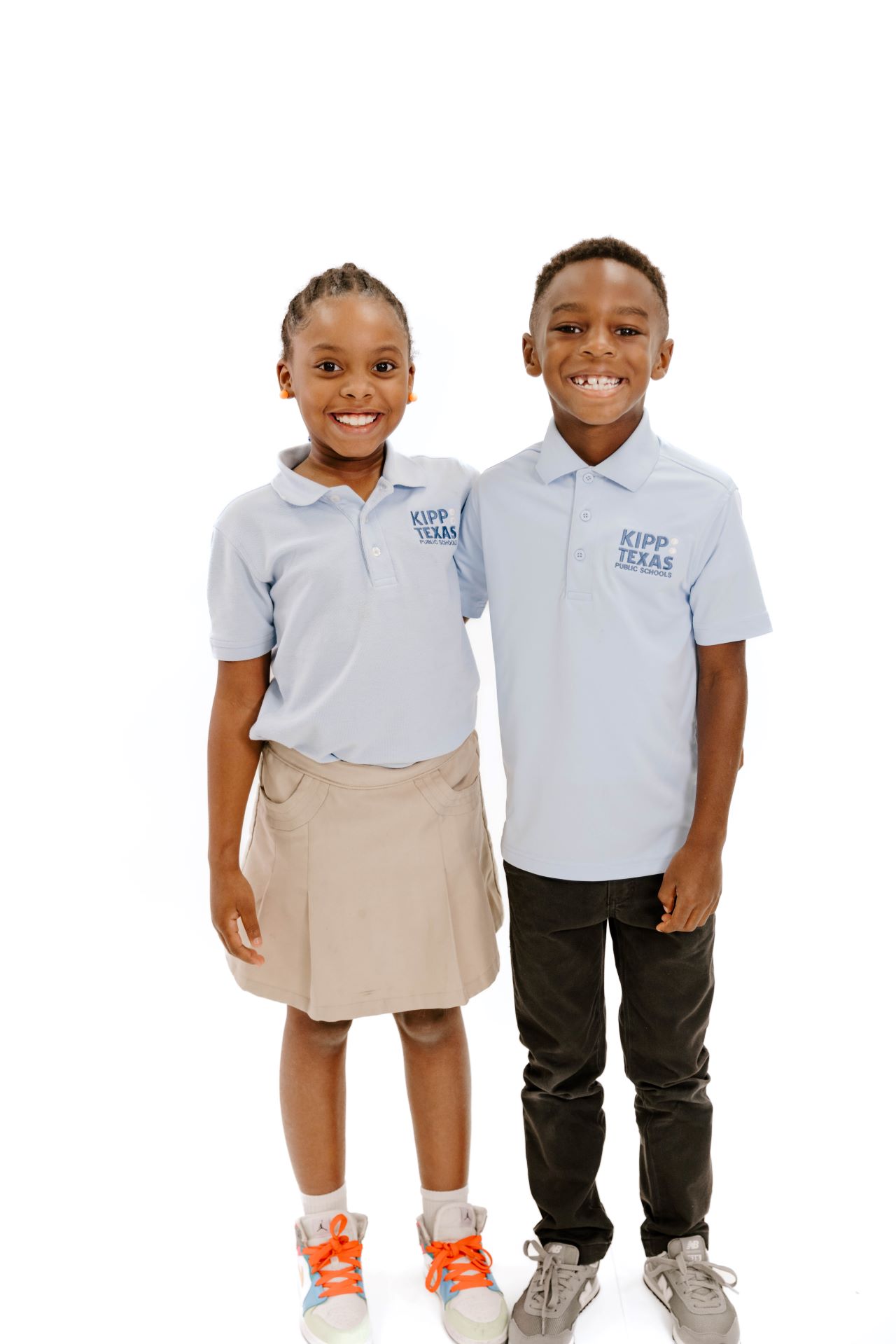 Two KIPP Texas Elementary School Students