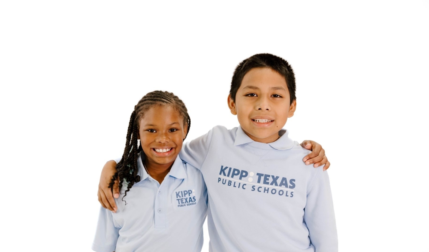 Dos Estudiantes De Primaria De KIPP Texas